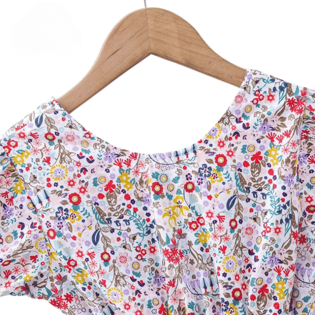 Korean Floral Princess Summer Dress