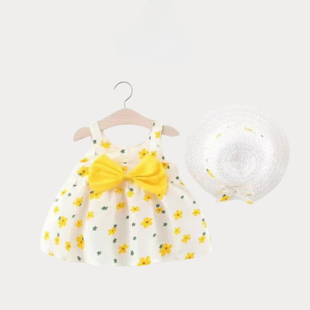 Cherry Crown Angel Wing Dress with Hat