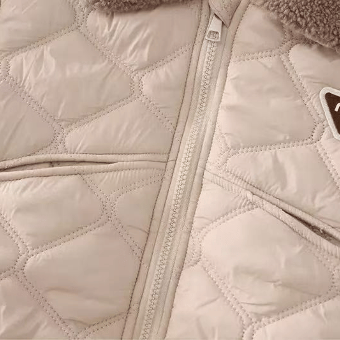 Korean Quilted Winter Jacket Set