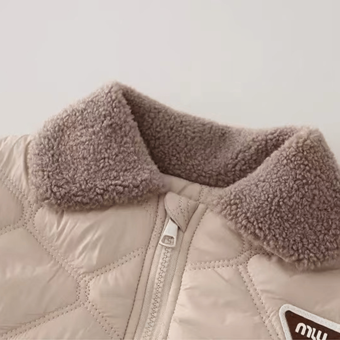 Korean Quilted Winter Jacket Set