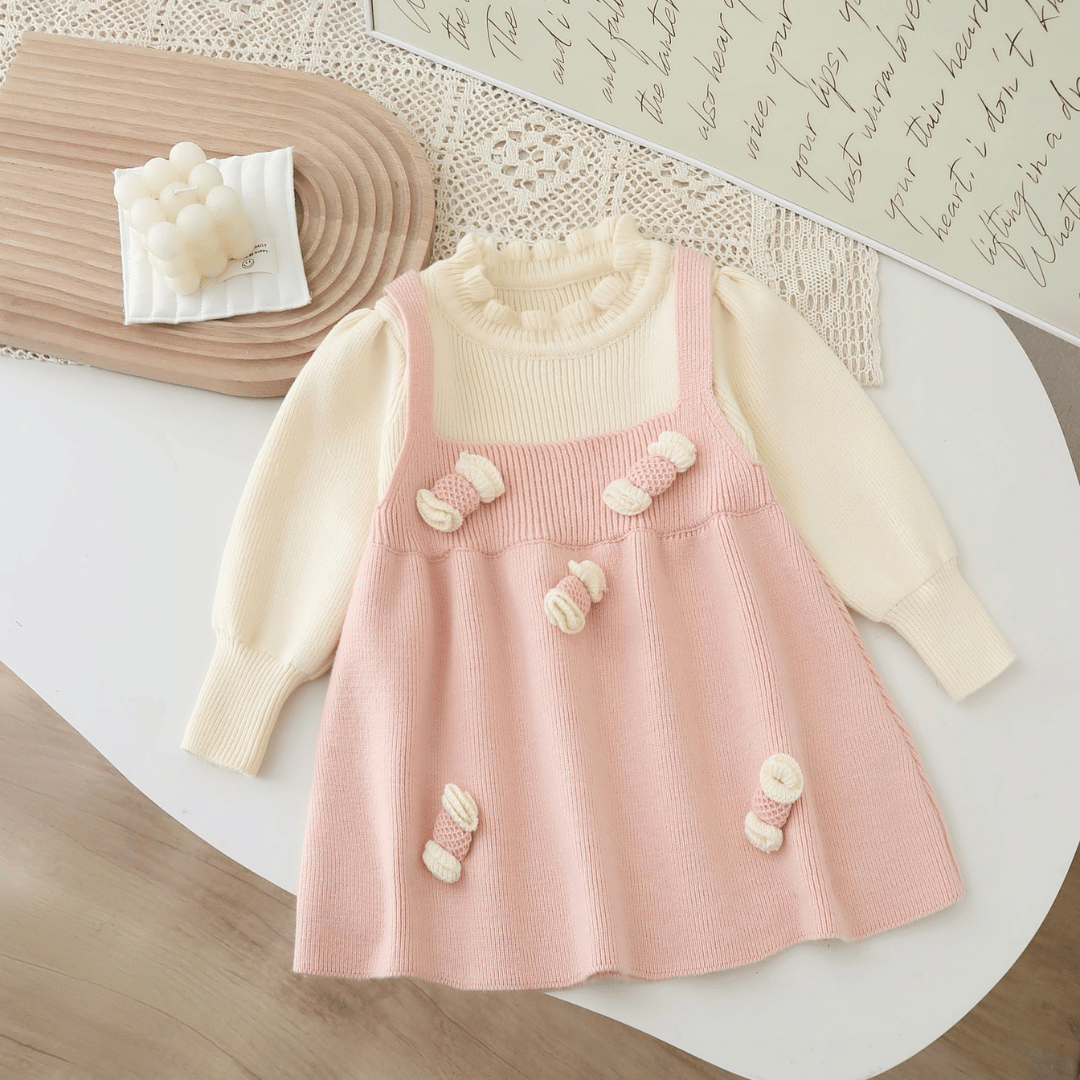 Soft Wool Princess Winter Dress