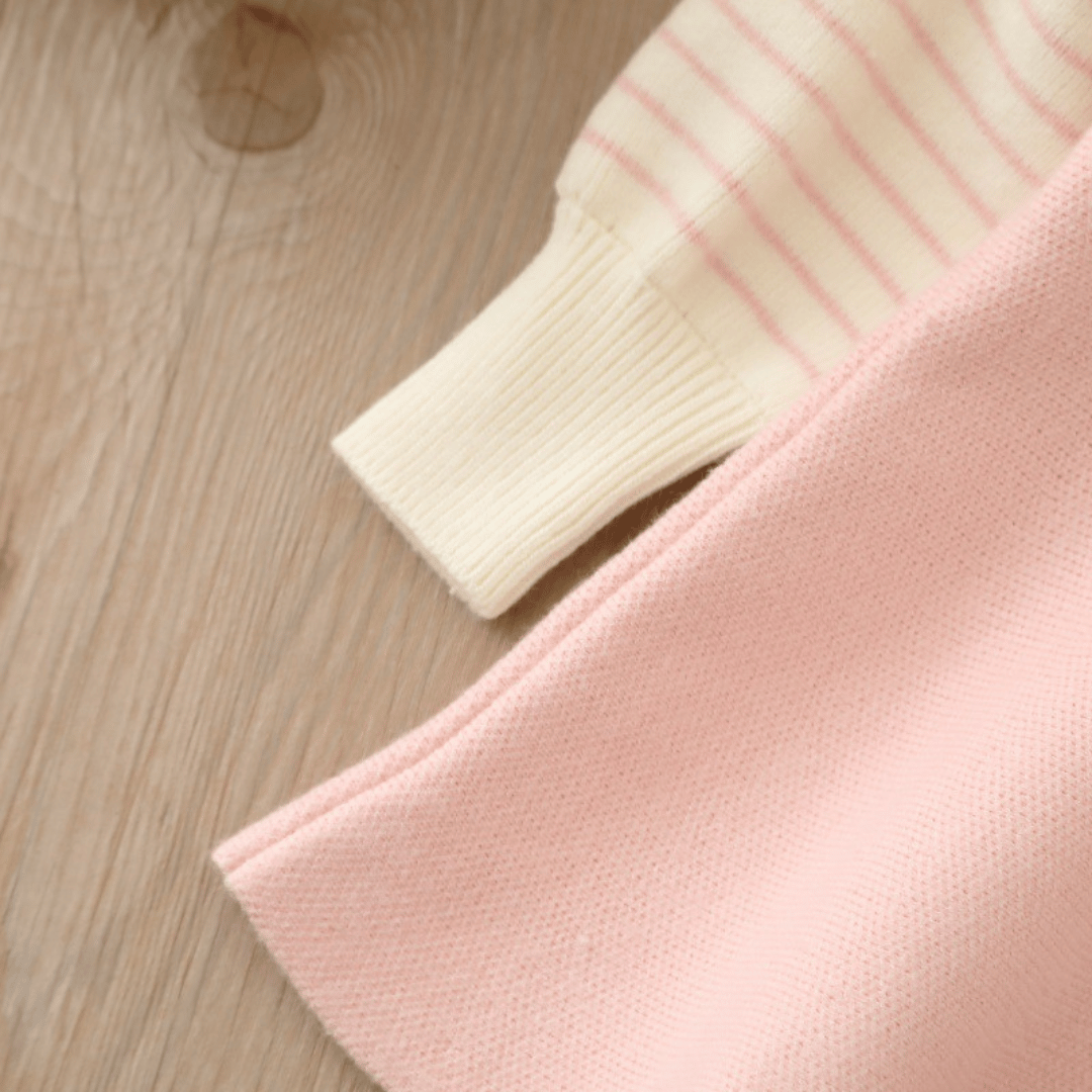 Princess Bunny Brooch Knit Winter Dress