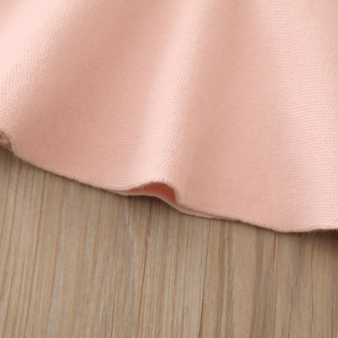 Princess Bunny Brooch Knit Winter Dress