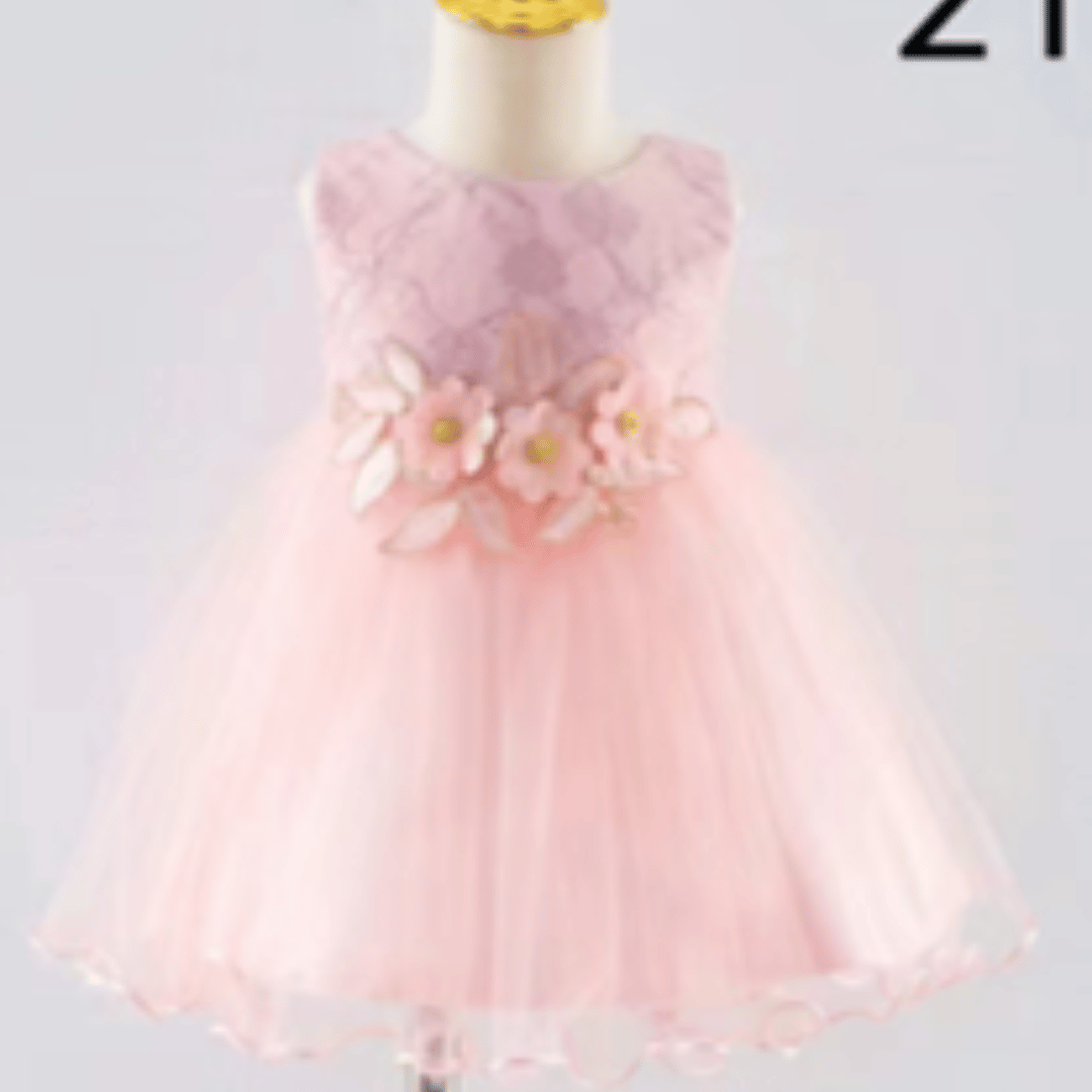 Elegant Flower Princess Party Dress