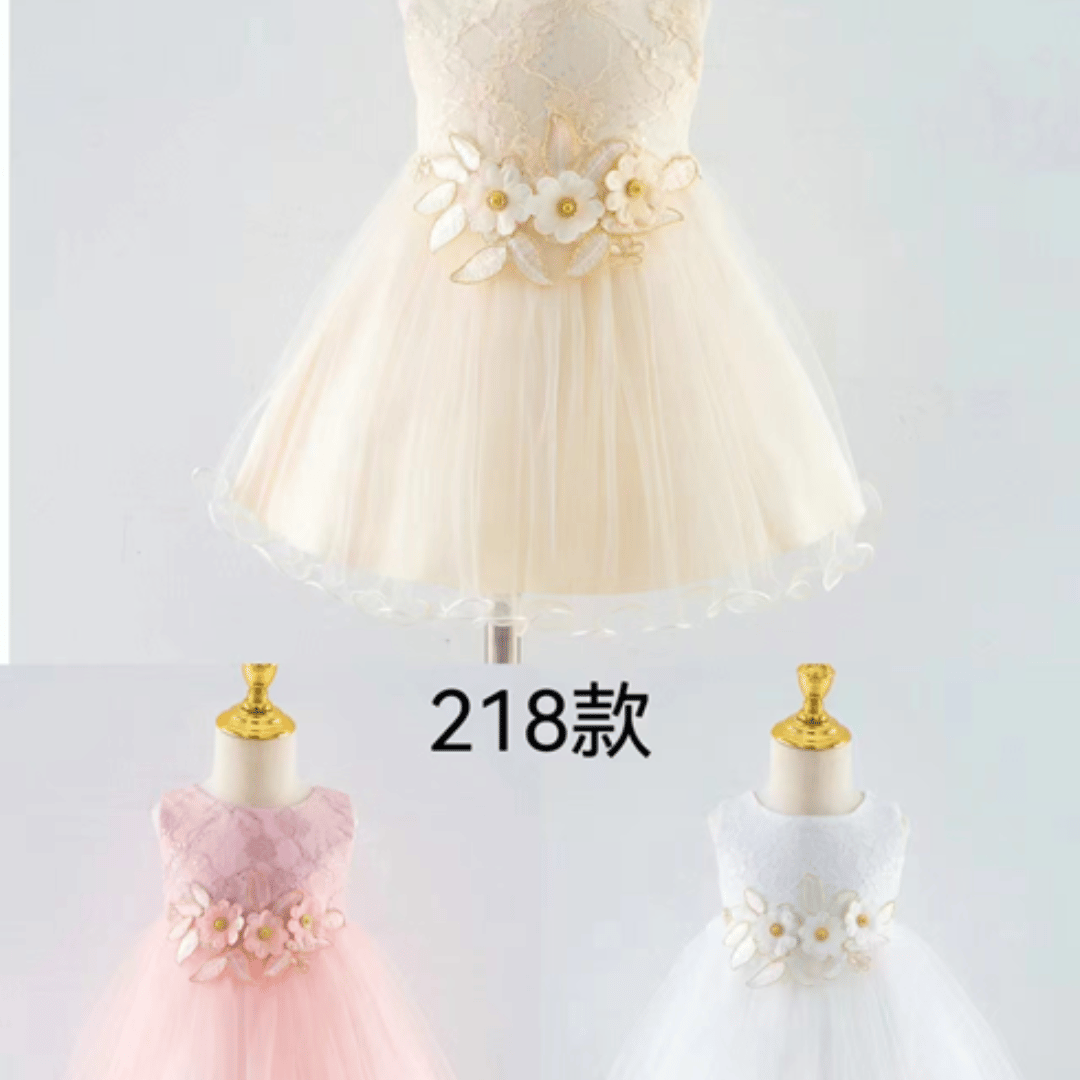 Elegant Flower Princess Party Dress