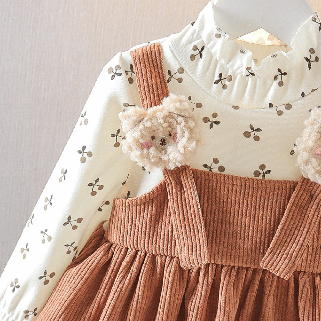 Floral Teddy Strap Princess Dress