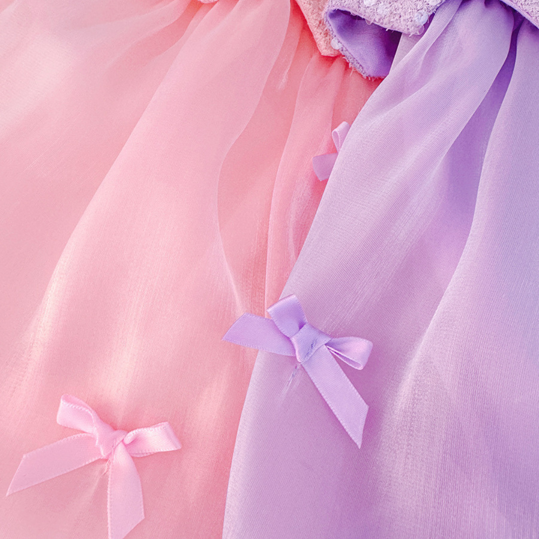 Sequin Bloom Princess Party Dress