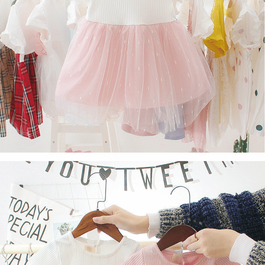 Rose Flower Mesh Dress