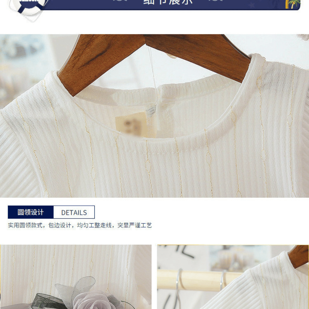 Rose Flower Mesh Dress