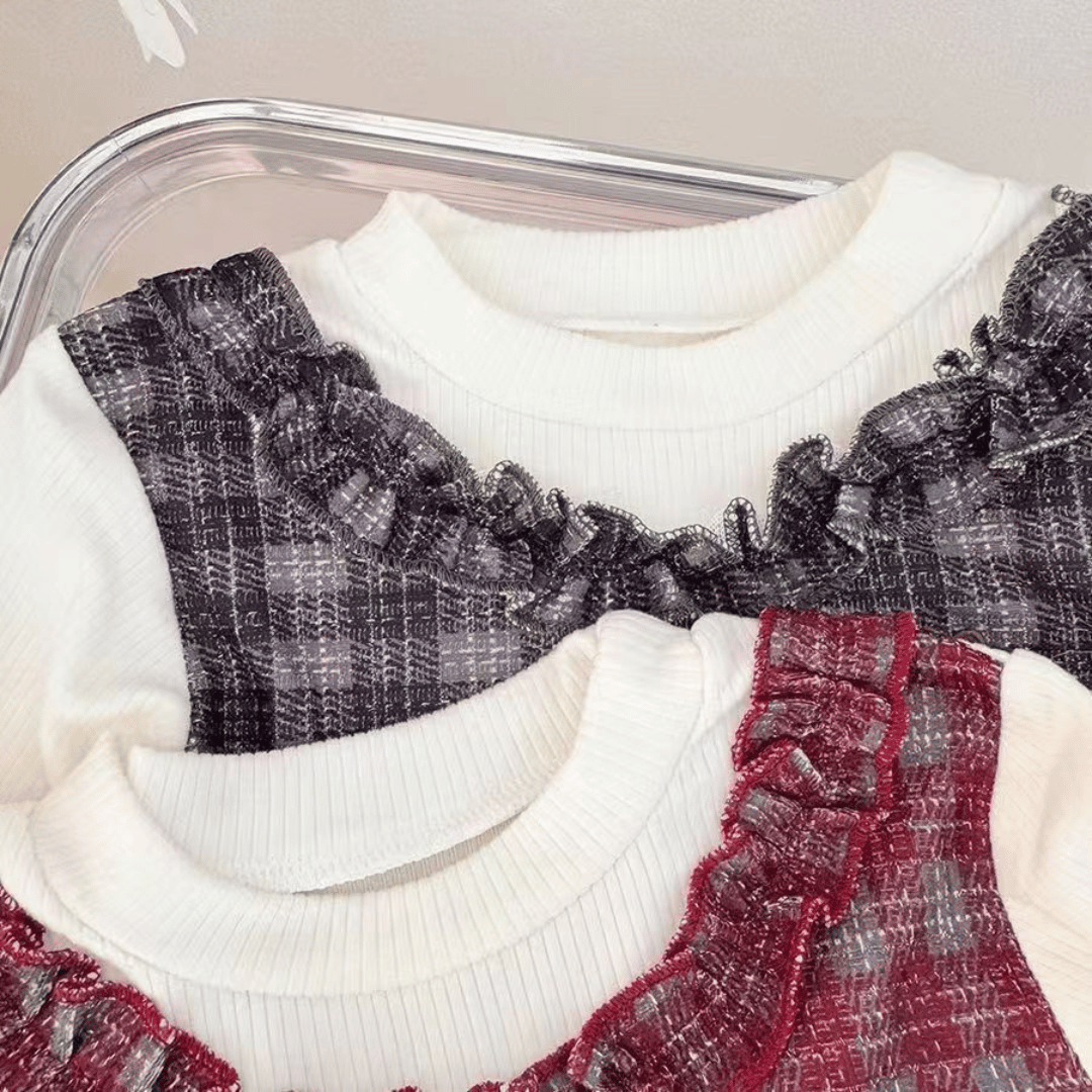 Puffy Sleeve Bow Dress