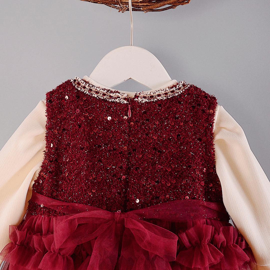 Luxury Sequin Princess Dress 2-Piece Set