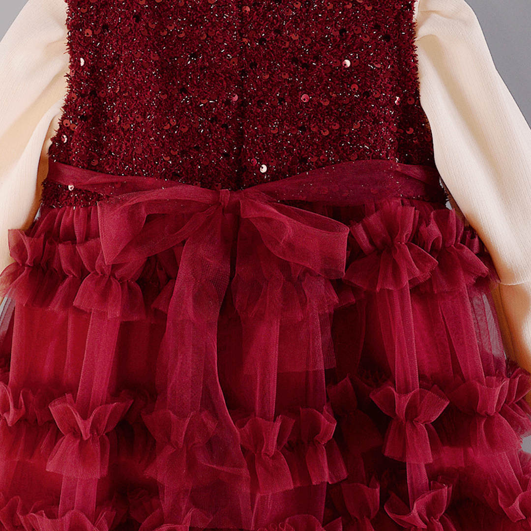 Luxury Sequin Princess Dress 2-Piece Set