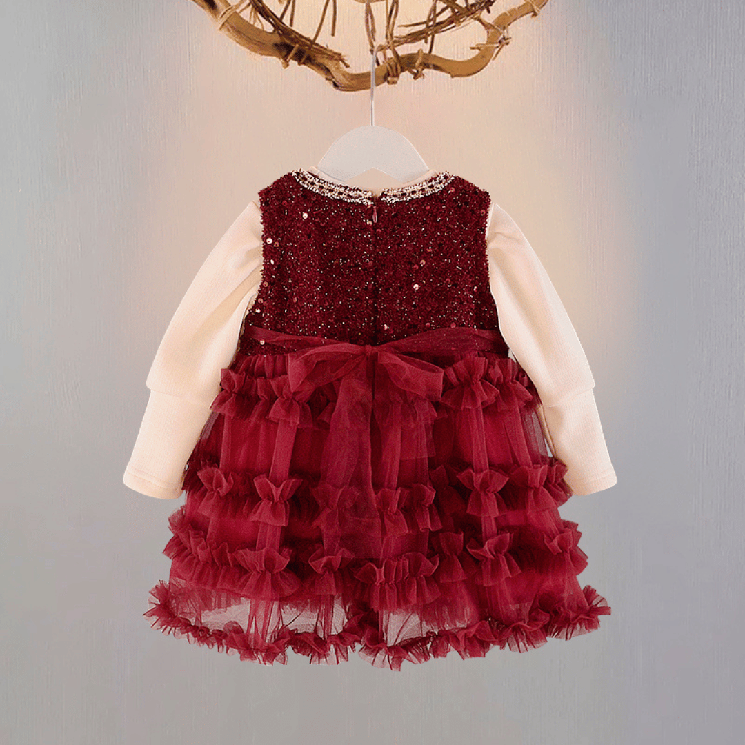 Luxury Sequin Princess Dress 2-Piece Set