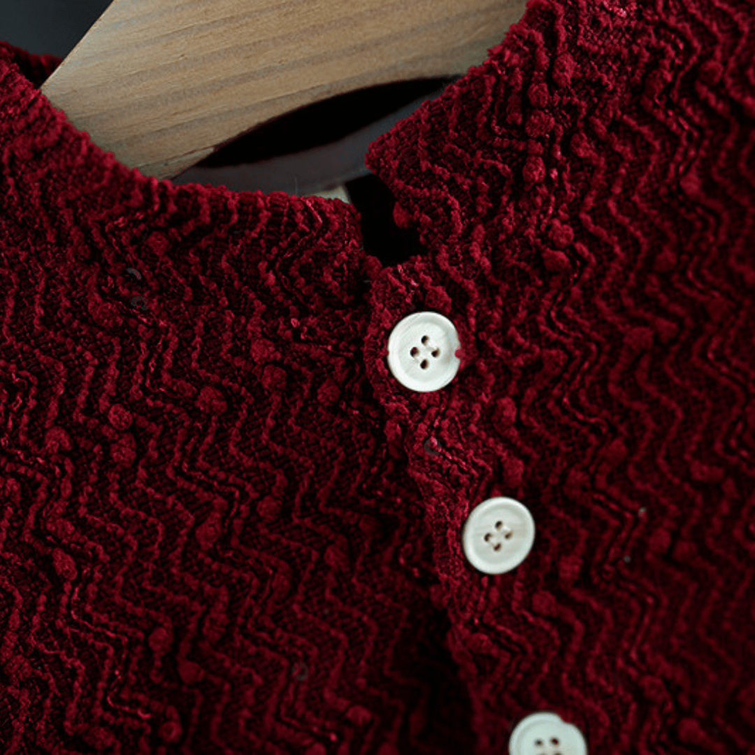 Luxury Maroon Bow Princess 2-Piece Set