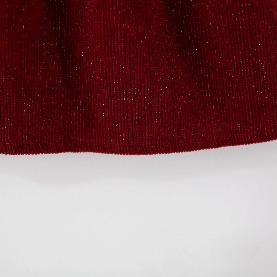 Royal Maroon Bow Princess Dress