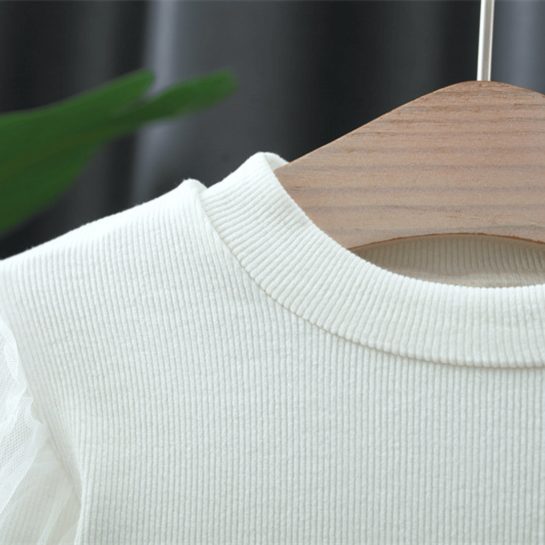 Red Bow White Princess 2-Piece Set