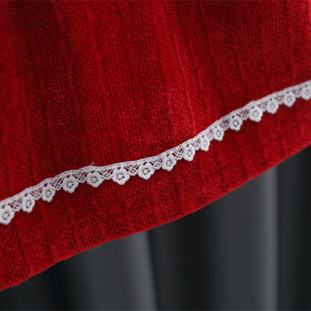 Red Bow White Princess 2-Piece Set