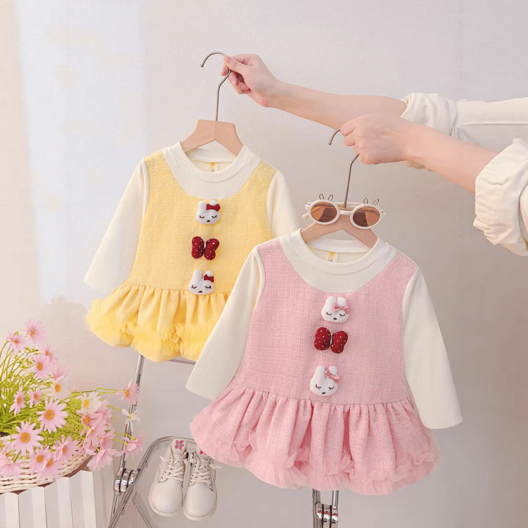 Cute Mesh Princess Baby Dress