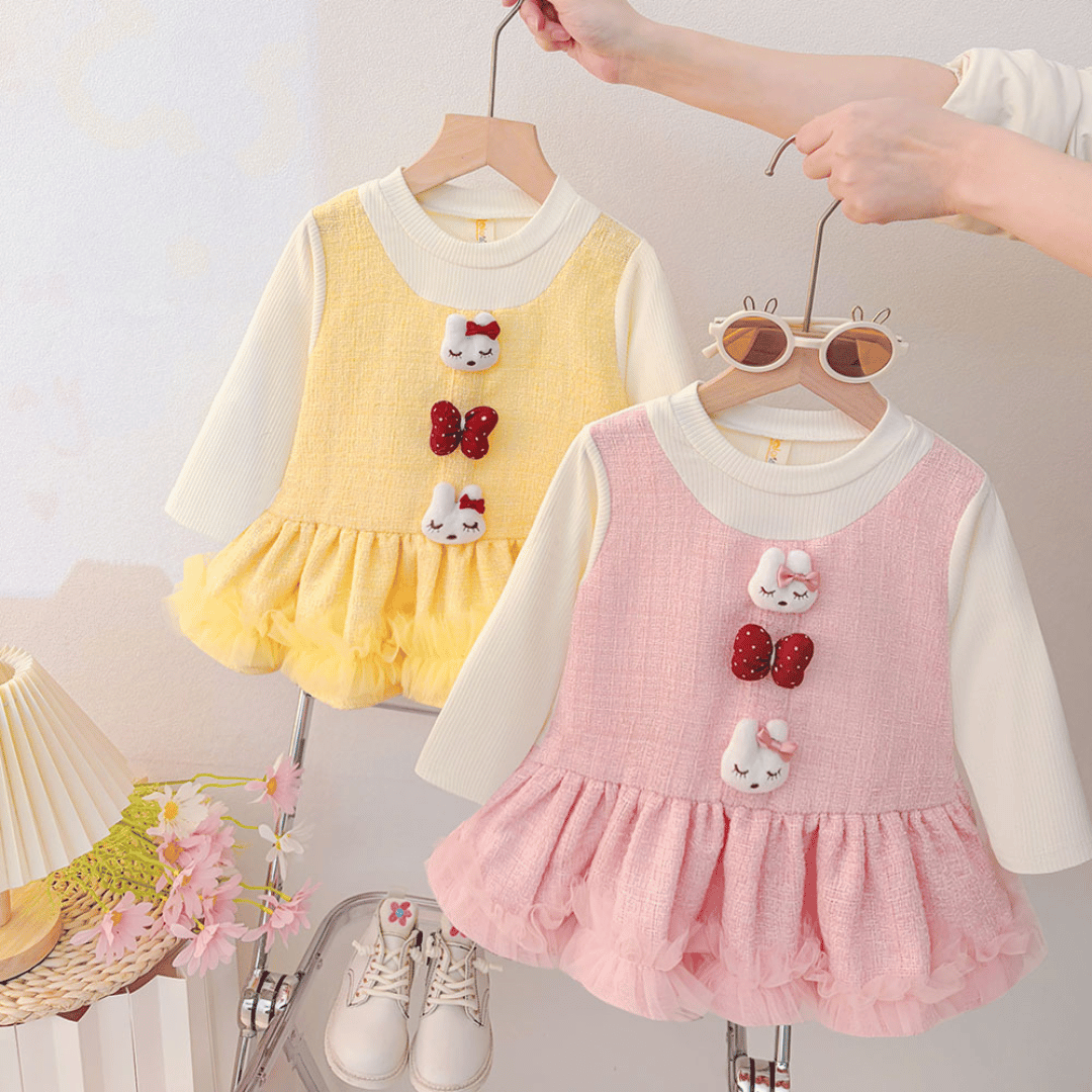 Cute Mesh Princess Baby Dress