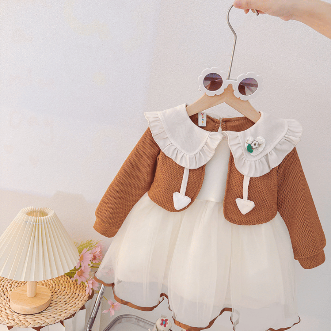 Princess Tulle Dress with Cardigan
