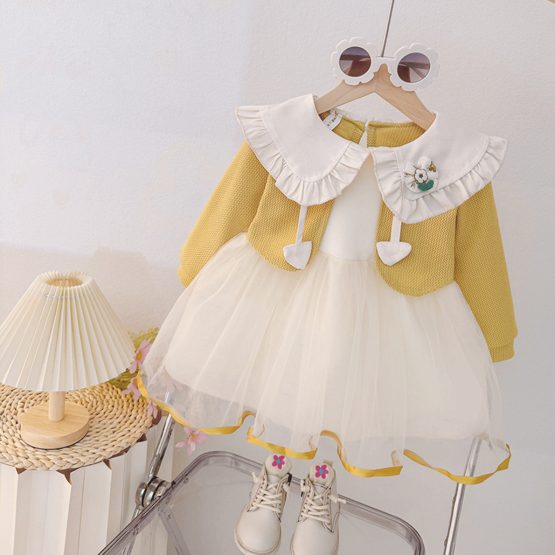 Princess Tulle Dress with Cardigan