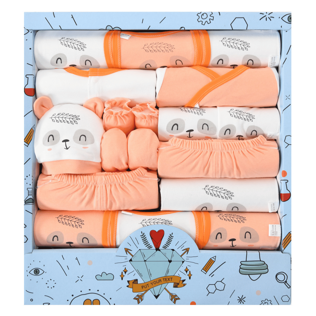 Blessing Bear Newborn Gift Box – Soft Cotton Baby Set
