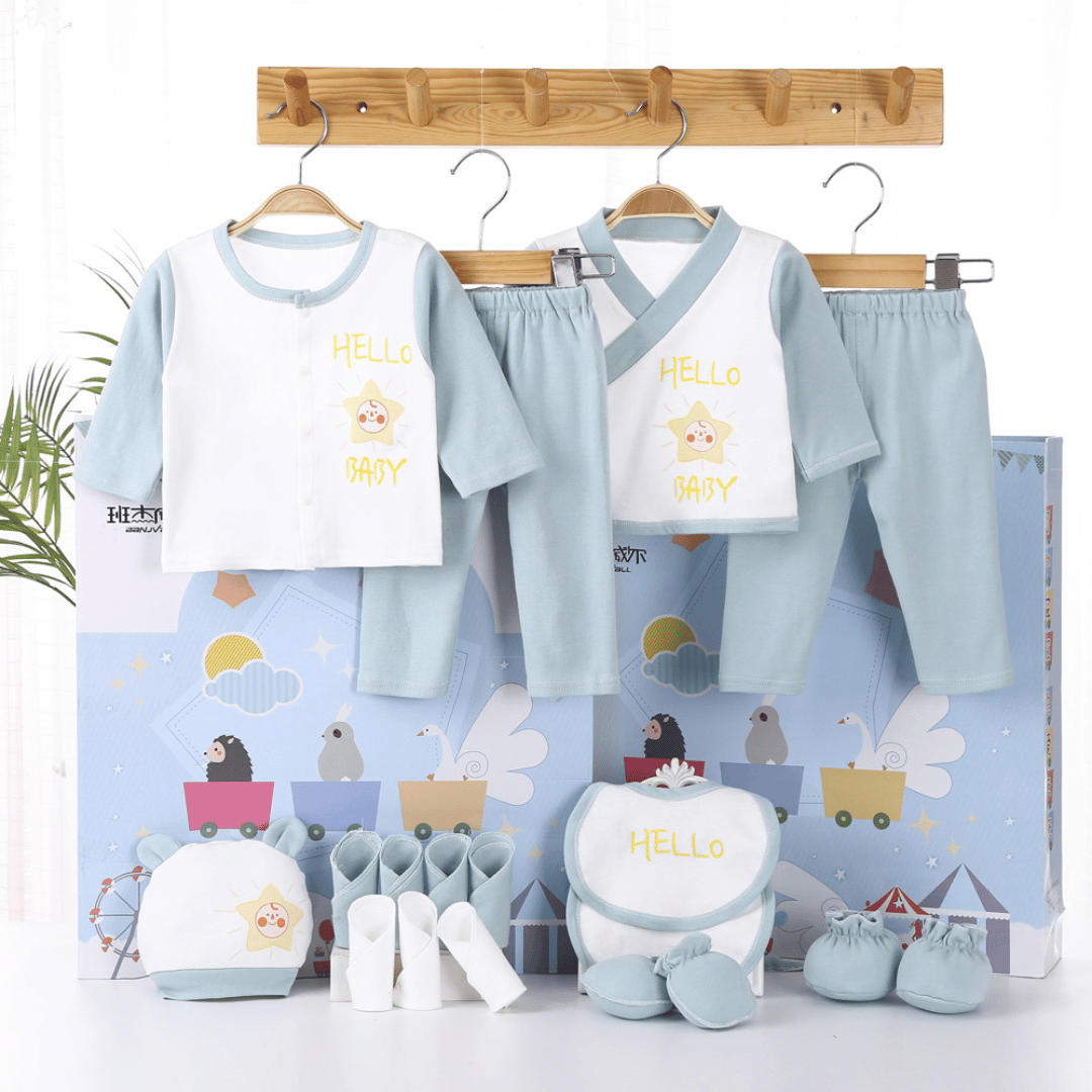 Tomorrow’s Star Newborn Gift Box – Soft Cotton Baby Set