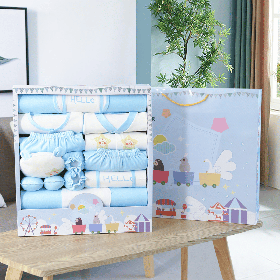 Tomorrow’s Star Newborn Gift Box – Soft Cotton Baby Set