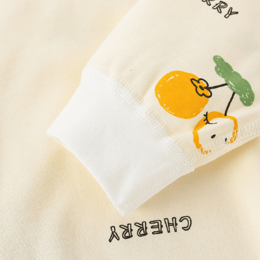 Luxury Cherry Garden Newborn Romper