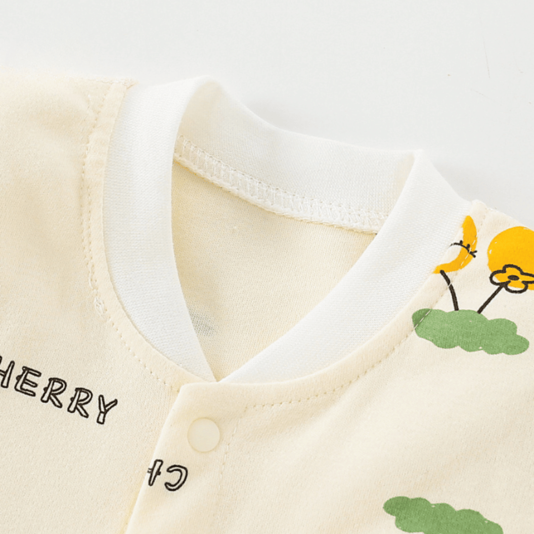 Luxury Cherry Garden Newborn Romper