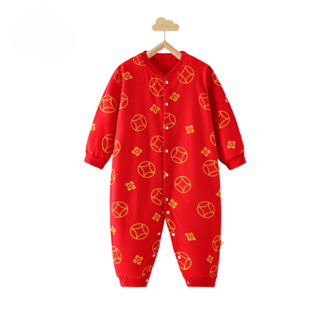 Newborn Soft Cotton Golden Romper