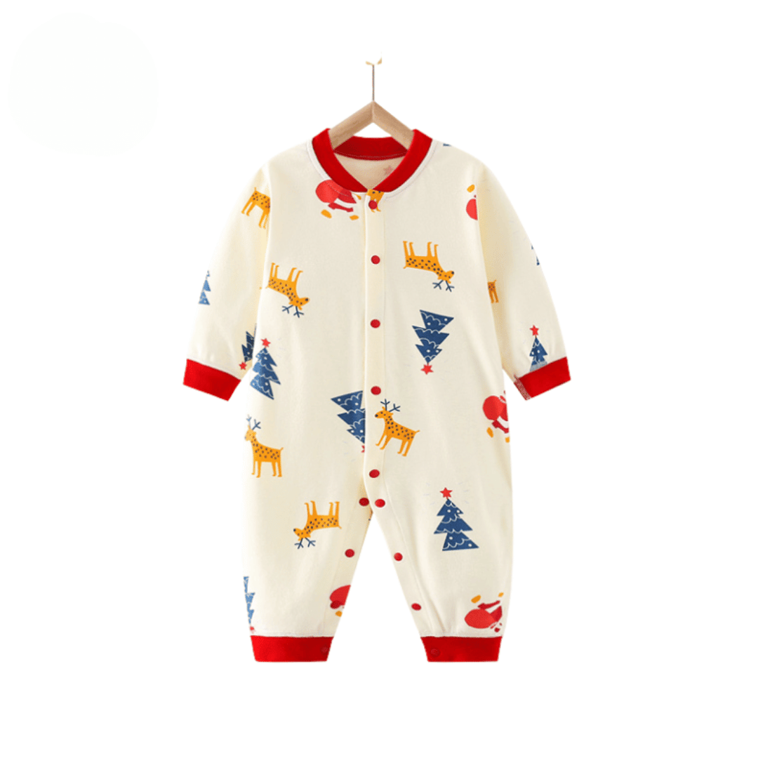 Luxury Christmas Reindeer Newborn Romper