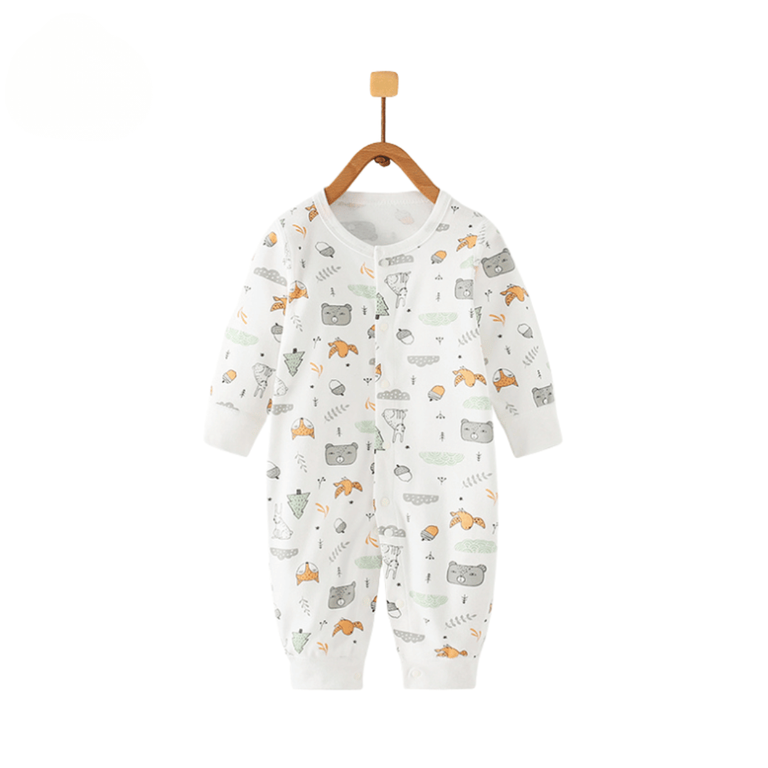 Luxury Little Grizzly Bear Newborn Romper