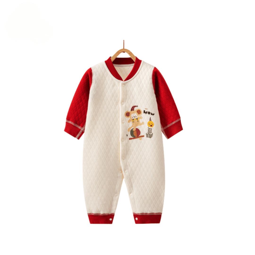 Luxury Circus Monkey Newborn Romper