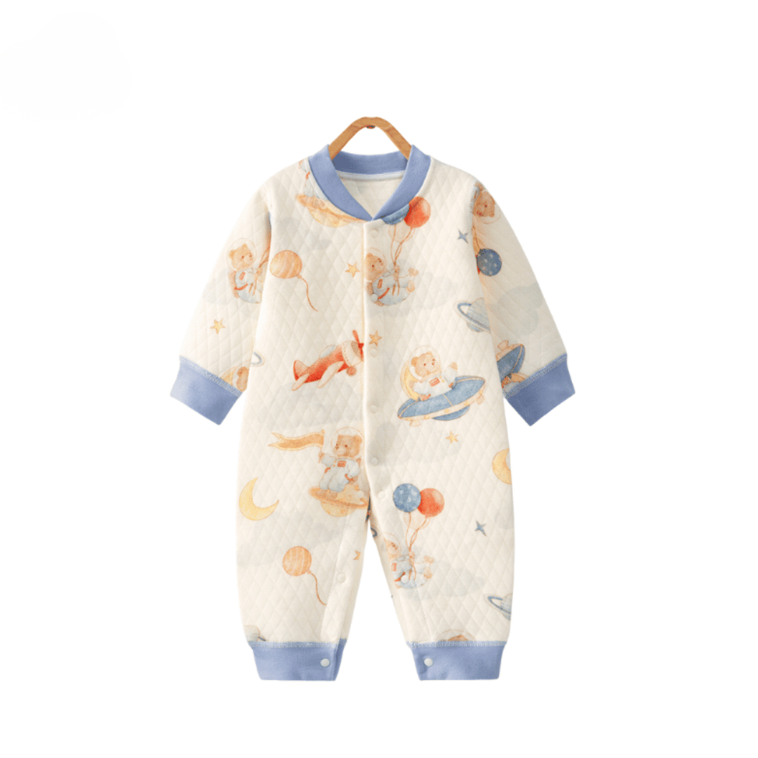 Space Teddy Cotton Winter Romper