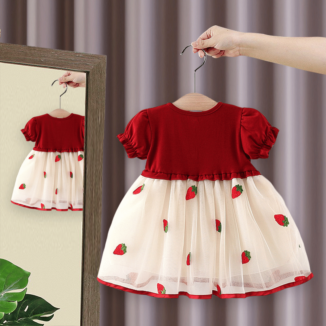 Strawberry Princess Party Dress