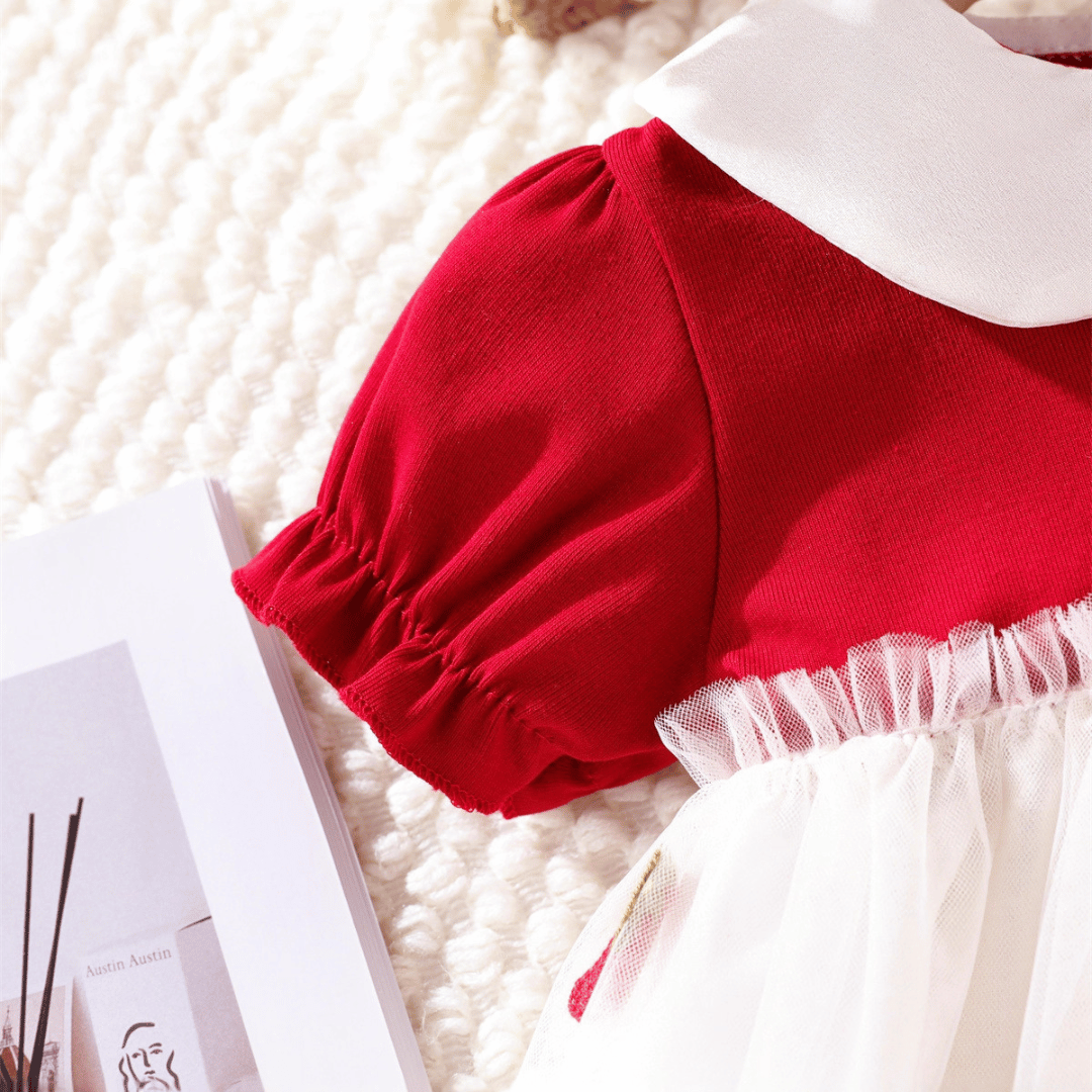 Strawberry Tulle Princess Dress