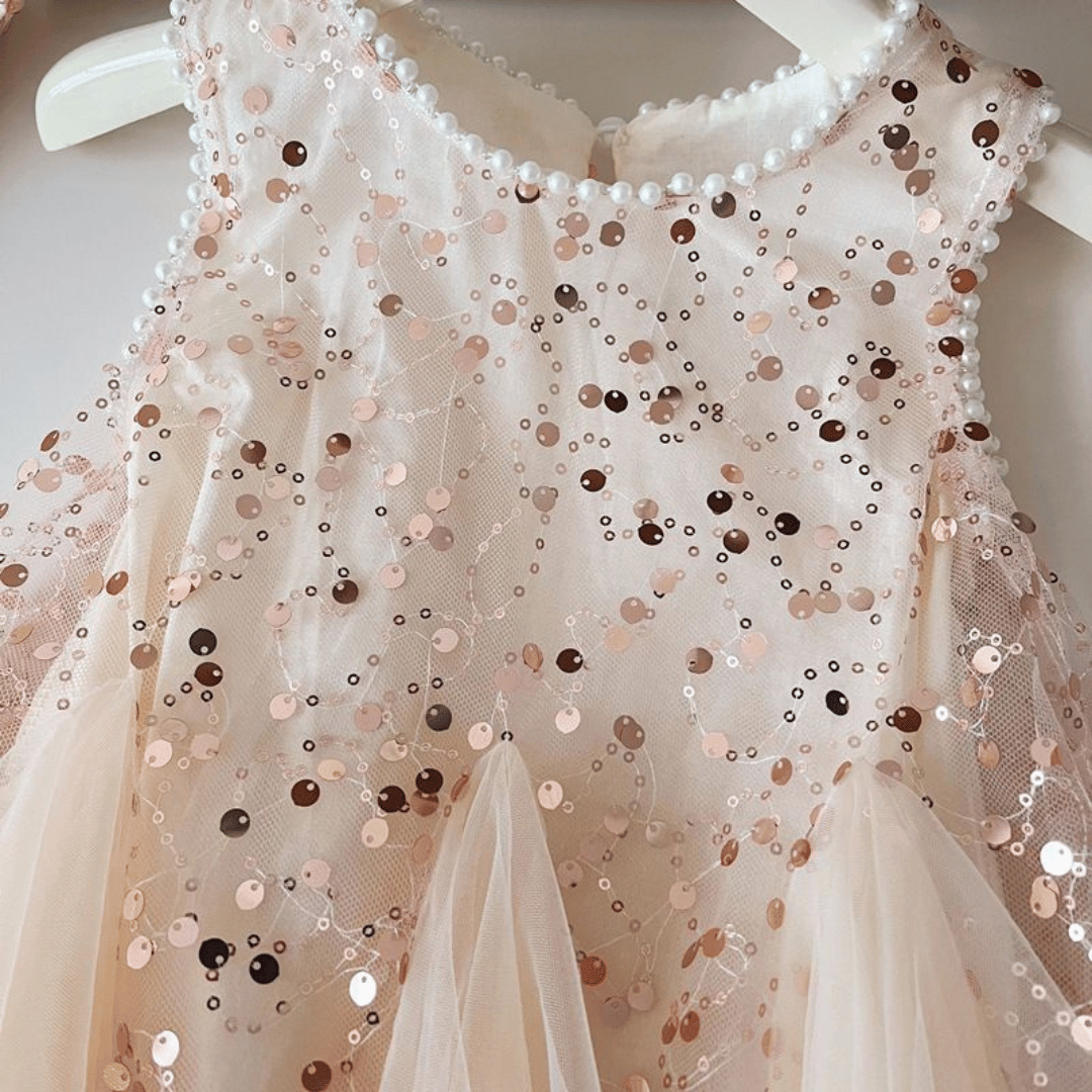 Sequin Tulle Princess Dress