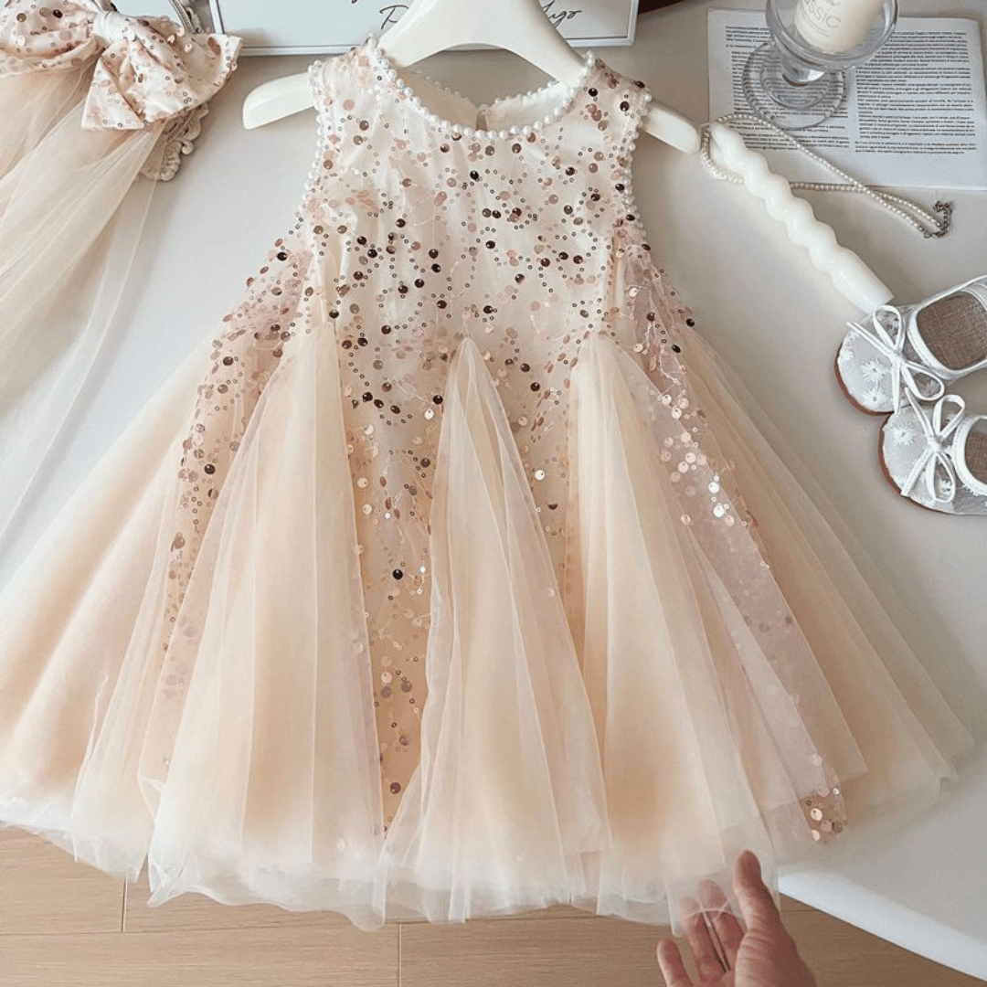 Sequin Tulle Princess Dress