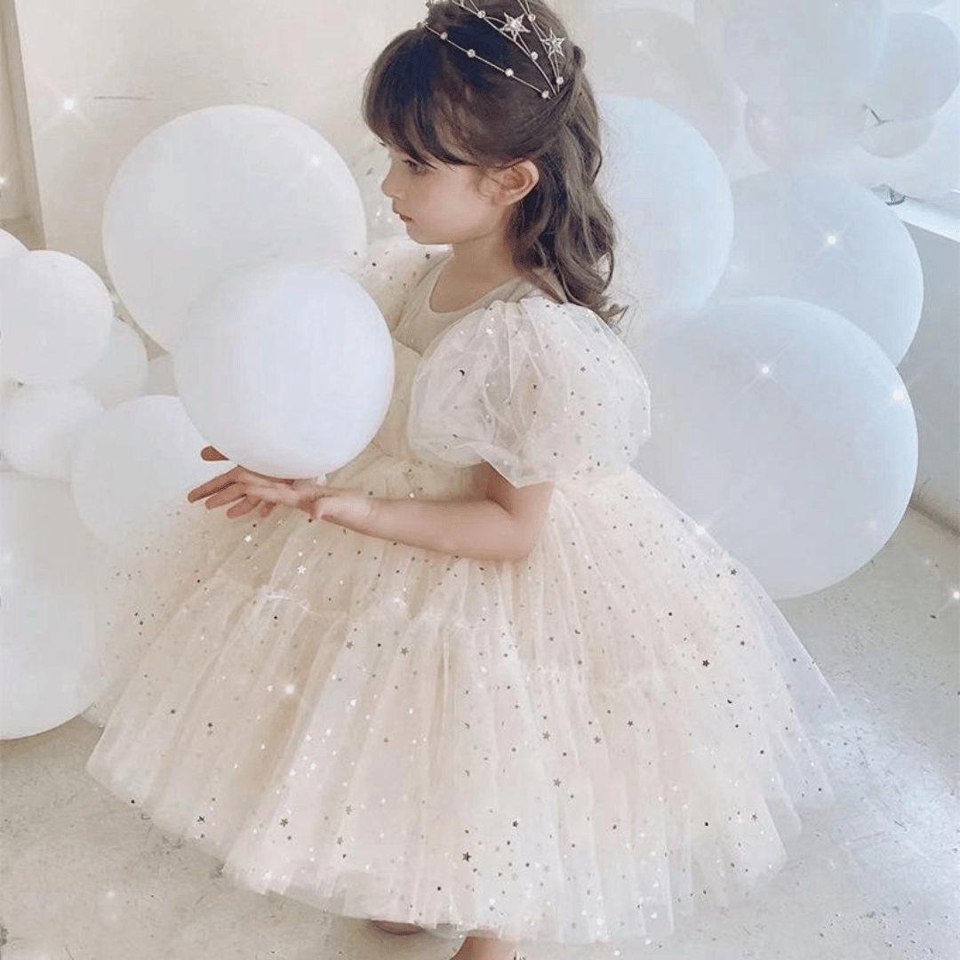 Luxury Star Glitter Tulle Princess Dress