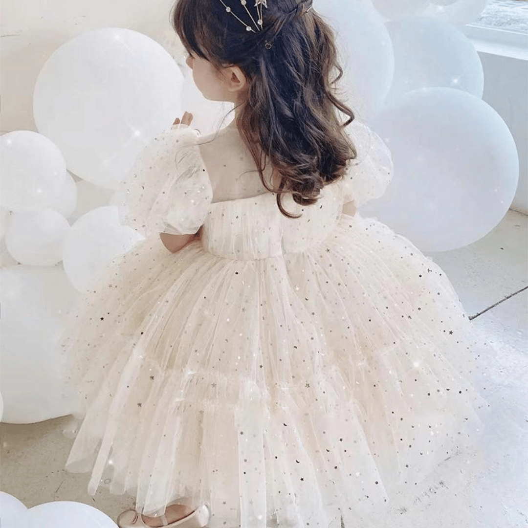 Luxury Star Glitter Tulle Princess Dress