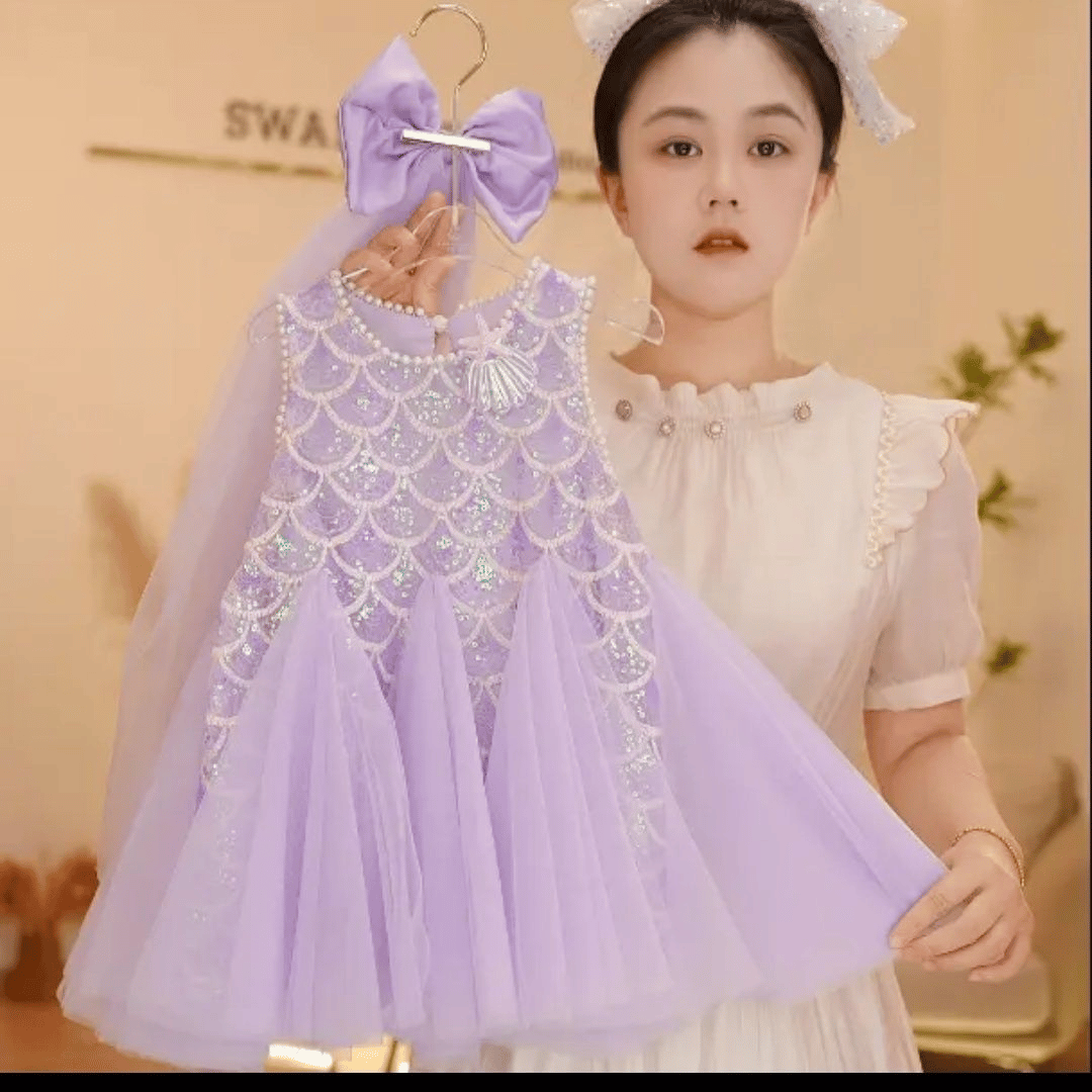 Mermaid Sequin Princess Dress