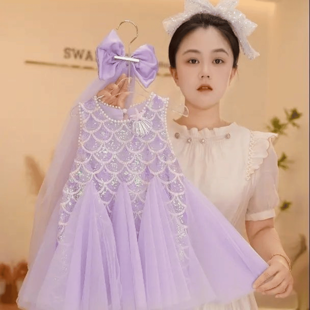 Mermaid Sequin Princess Dress