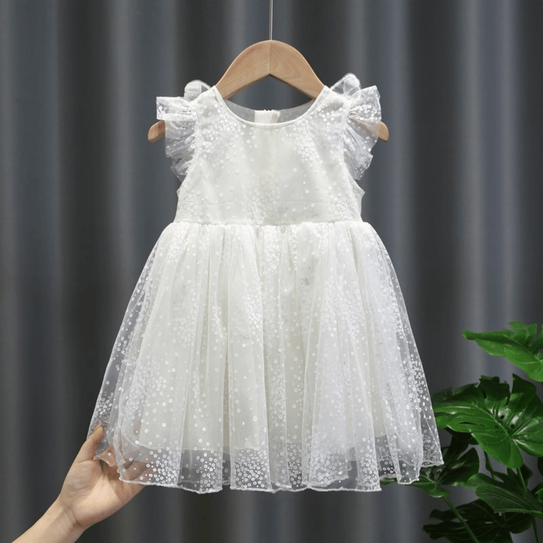 White Butterfly Fairy Dress