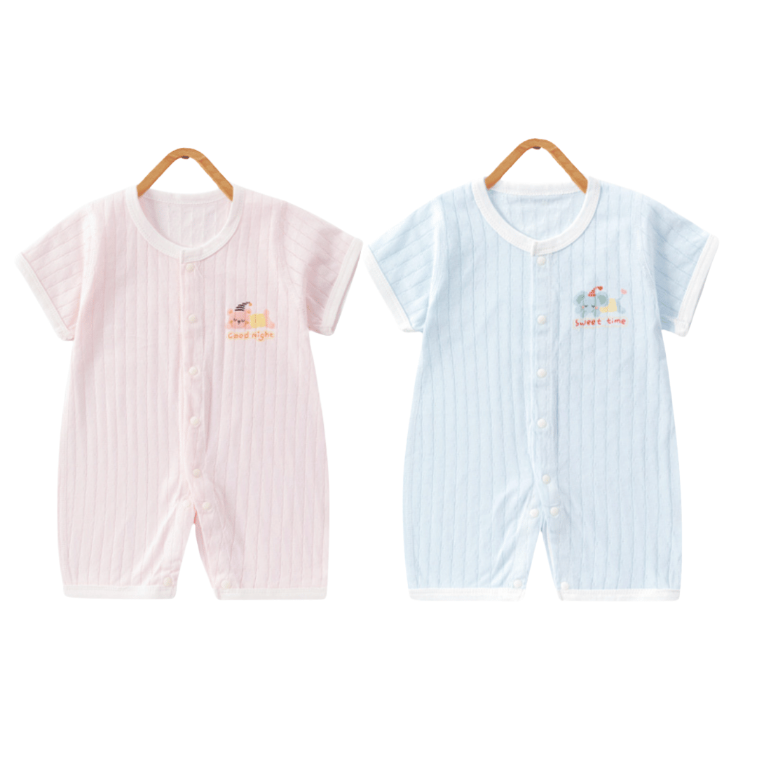 Luxury Soft Cotton Baby Summer Romper
