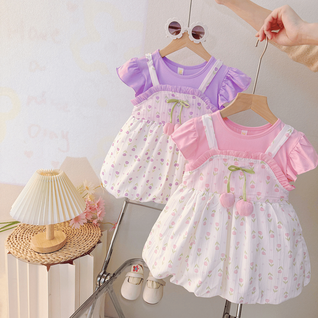 Pastel Tulip Princess Dress