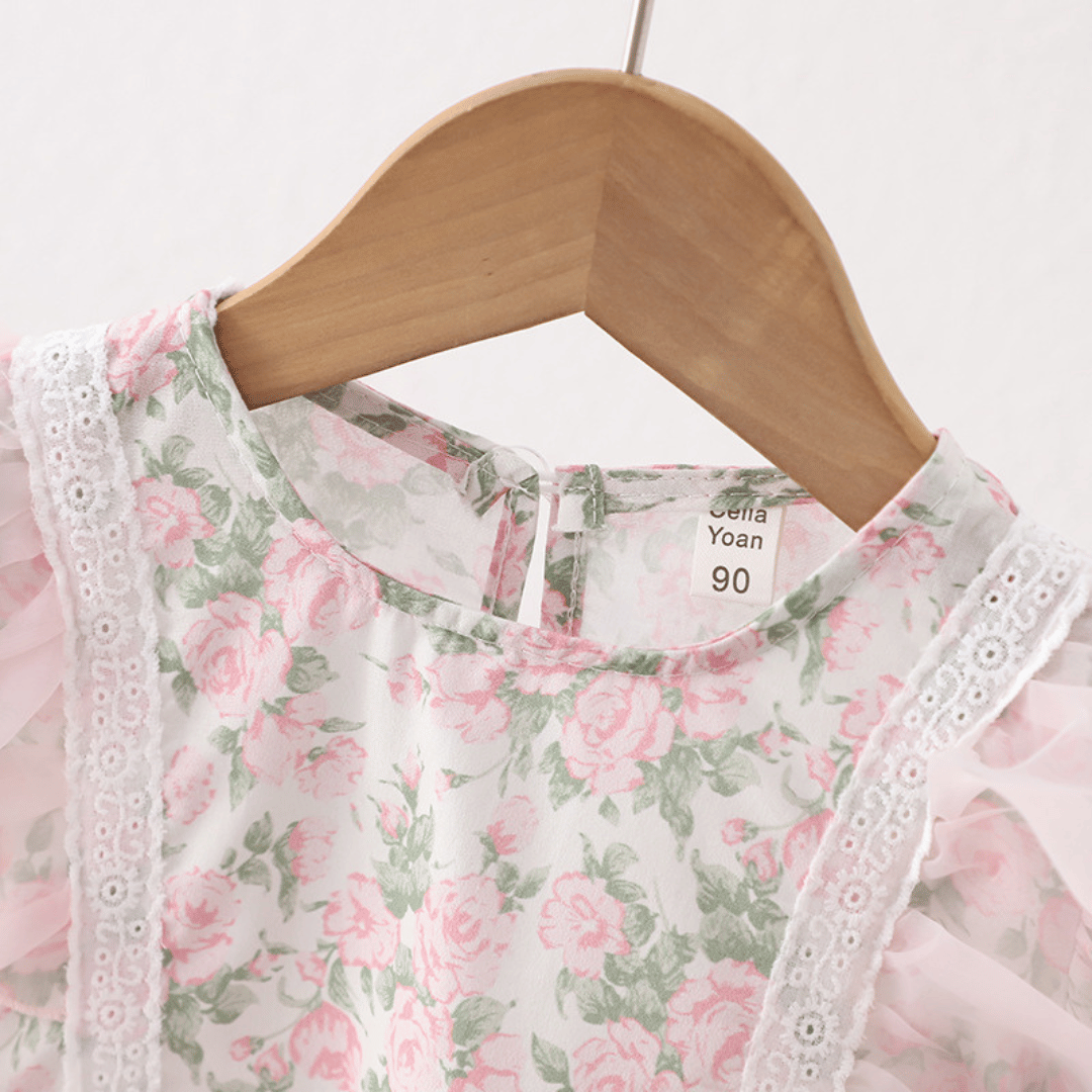 Baby Girl Vintage Pink Party Dress