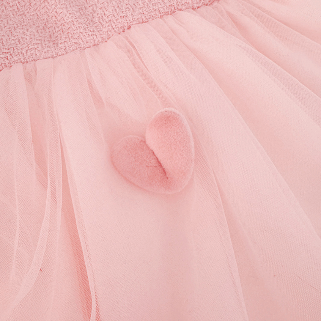 Heart Layered Tulle Dress