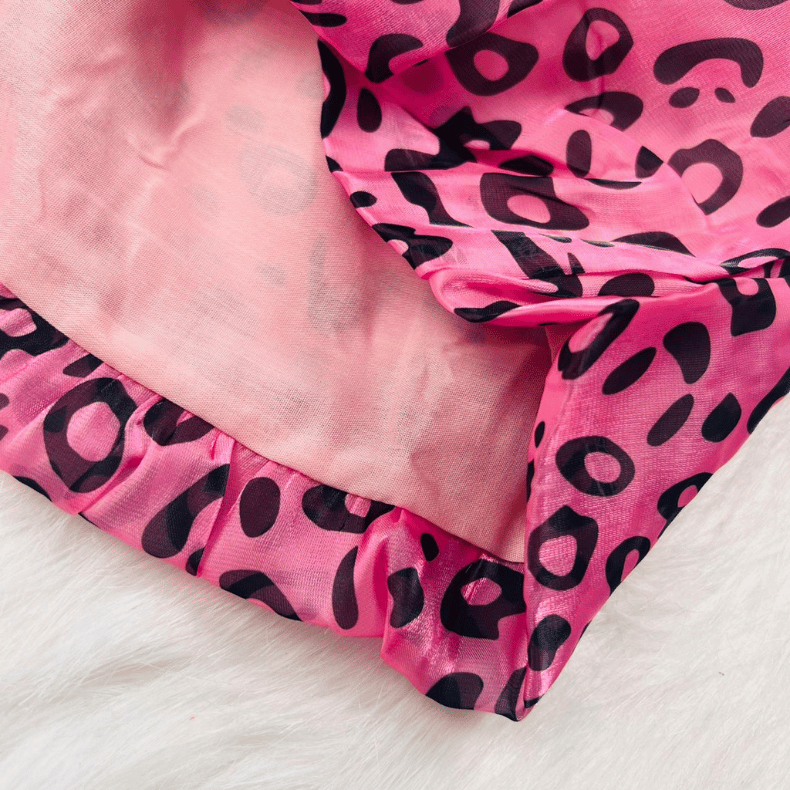 Leopard Flower Princess Dress