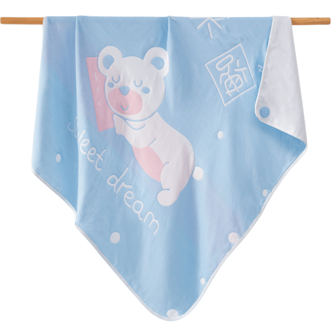 Premium Pure Cotton Gauze Baby Bath Towel